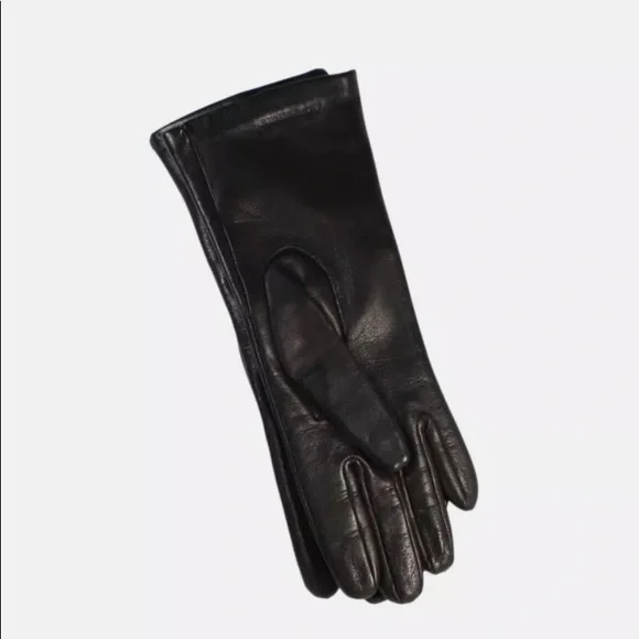 BURBERRY Black Brand Stamped Gloves - Picture 3 of 3